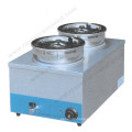 Shinelong factory outlet wholesale price 2-Pan food warmer bain marie with good effect of heat insulation